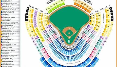 rows seat number dodgers seating chart