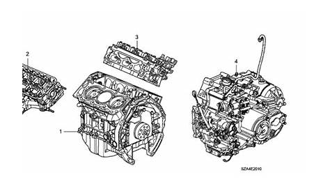 honda pilot engine diagram transmission