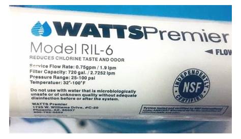 watts premier model ril-6