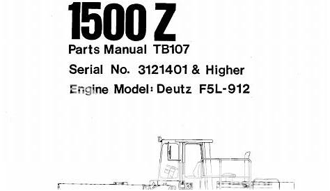 O&K 1500Z Wheel Loader Parts Manual TB107 | Auto Repair Manual Forum