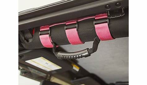 pink grab handles for jeep wrangler