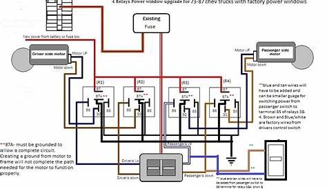 Power Window Wiring Diagram Chevy - Wiring Diagram and Schematic Role
