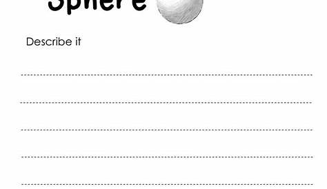 sphere worksheets