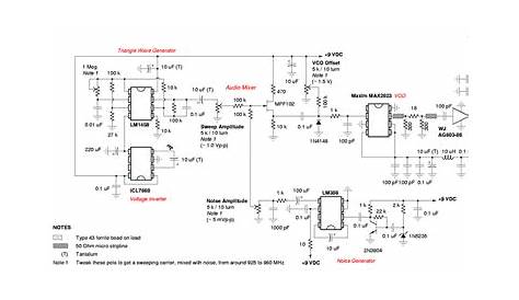 gsm cell phone jammer circuit diagram