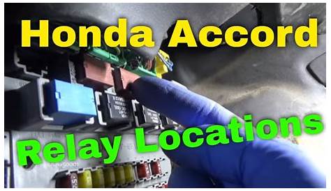 2007 Honda Accord Starter Relay Location