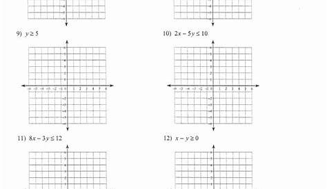 graphing linear inequalities worksheet