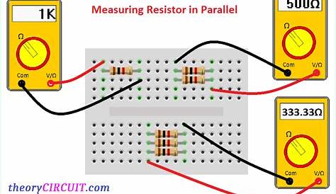 circuit diagram measurement across resistor