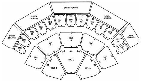 American Family Amphitheater Seating Chart With Rows