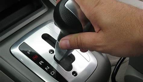 manually shifting an automatic transmission