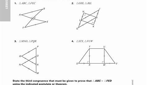 50 Triangle Congruence Proof Worksheet