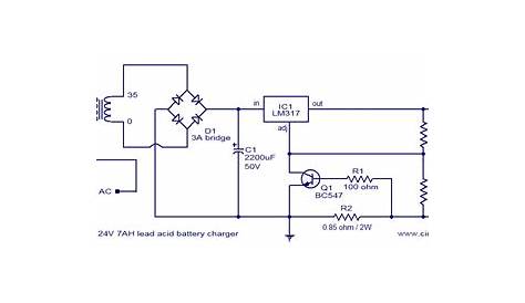 12v Sla Battery Charger Circuit Diagram