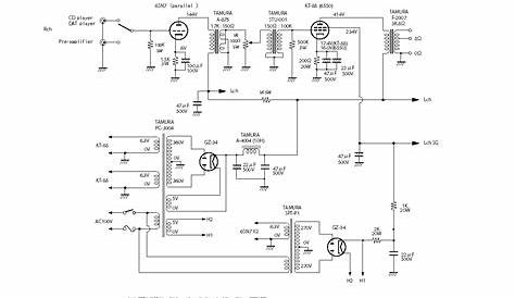 kt88 se amplifier schematic