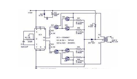 48vdc to 220vac inverter circuit diagram