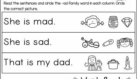 Cvc Words Sentences - Free CVC Word Writing Worksheet for Kindergarten
