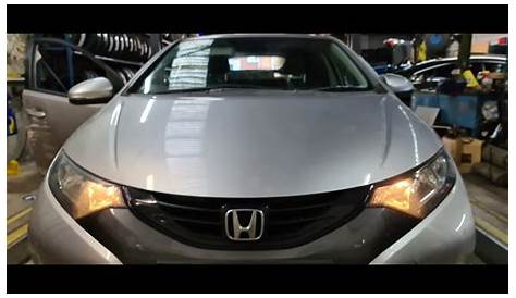 how to reset tyre pressure warning on Honda Civic Full HD 1080p - YouTube