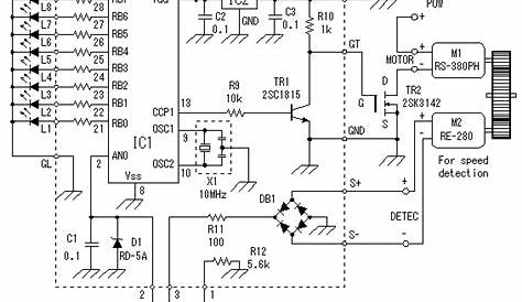 circuit diagram of dc motor speed controller