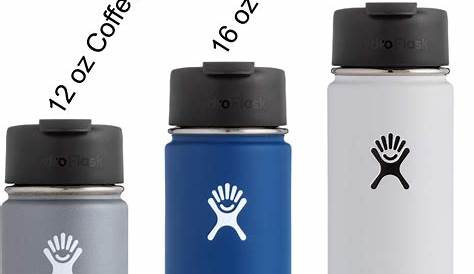 Hydro Flask Sizes Chart [TO SCALE]: Dimensions and Capacity - The