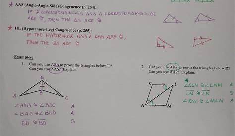 geometry triangle congruence proofs worksheet