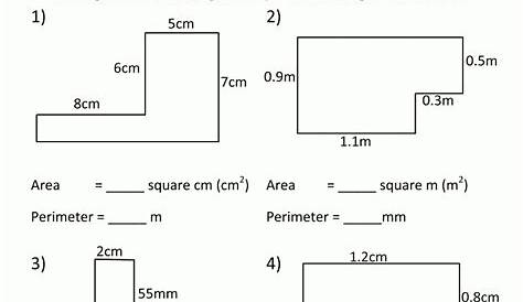 area and perimeter worksheets 3rd grade