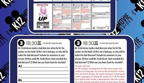Up Movie Guide | Worksheet | Questions | Google Classroom (PG - 2009