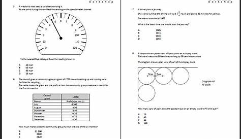 functional math worksheets