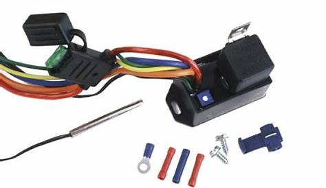 electric fan relay kit with thermostat