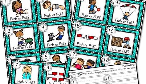 push and pull worksheets