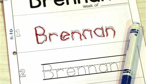 kindergarten name tracing worksheets