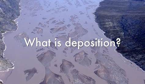 deposition earth science definition
