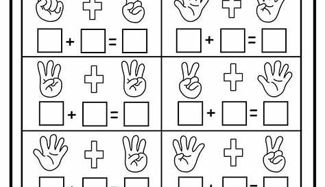 Kindergarten Math Worksheets. Picture Addition. Distance Learning