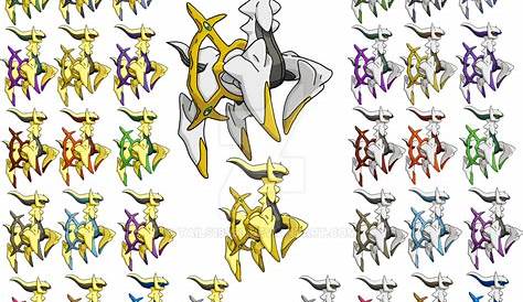 493 - Arceus (All Formes) by Tails19950 on DeviantArt