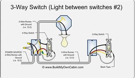 3 way light switch wiring schematic