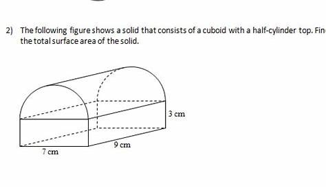 surface area of solids using nets worksheet