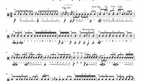 2018 Sheet music for Snare drum (Solo) | Musescore.com