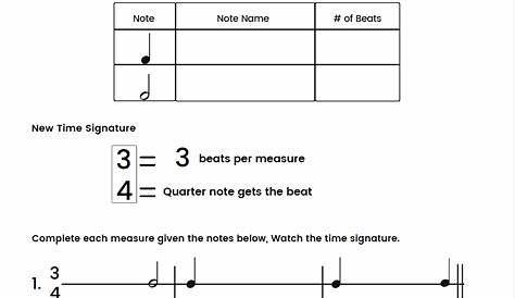 Music Theory Worksheets: 1 Great Method of Teaching Rhythm to Beginners