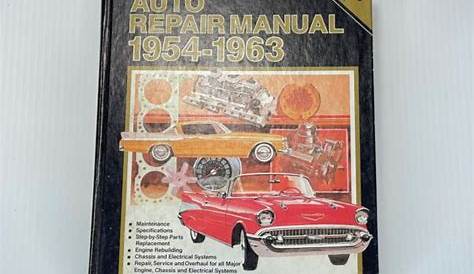 Chilton's Auto Repair Manual American Cars 1954-1963 1971 Edition for