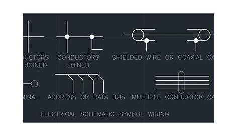 Electrical Schematic Symbol Wiring | | AutoCAD Free CAD Block Symbols