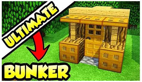 Minecraft ULTIMATE Survival Bunker Tutorial (How to Build) - YouTube