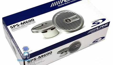 SPS-M600 - Alpine 6.5" 2 Way Marine Speakers