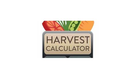 Harvest Calculator only for you - Smart Gardener