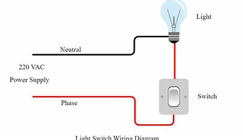 diagram light switch on circuit