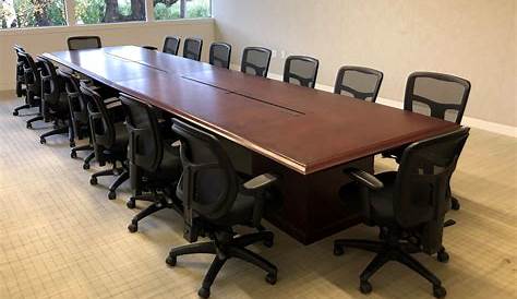 MOW5418 - 18' Mahogany Conference Table - 1Stop Office Furniture