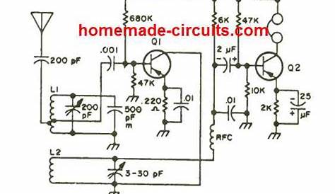 Transmitter Receiver Circuit for 80-meter Ham Radio - Homemade Circuit