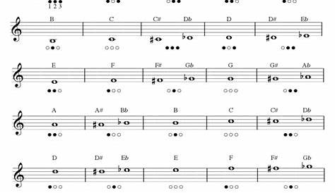 Trumpet Fingering Chart Template - 4 Free Templates in PDF, Word, Excel