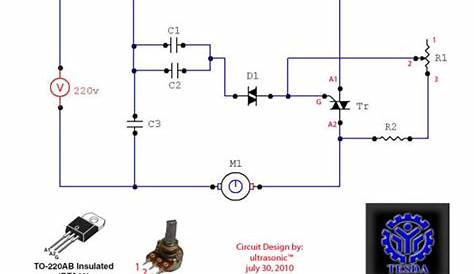 SPEED CONTROLLER CIRCUIT FOR AC MOTOR