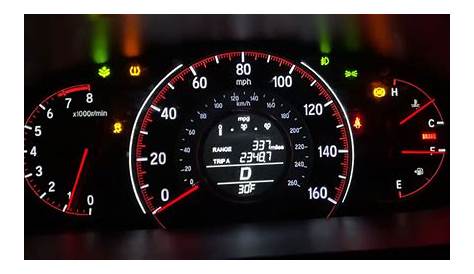 honda accord dashboard lights meaning