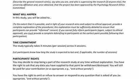 informed consent letter in research