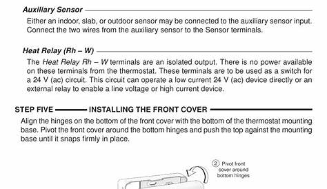 tekmar thermostat manual