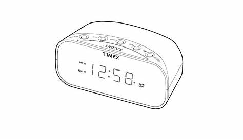 Timex T121 Extra Loud Alarm Clock User Manual