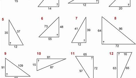 Right Triangle Trigonometry Worksheet Pdf | WERT SHEET